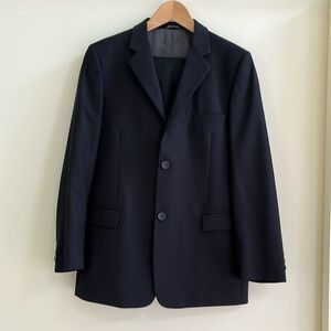 Boys Ike Behar designer black suit, size 18.